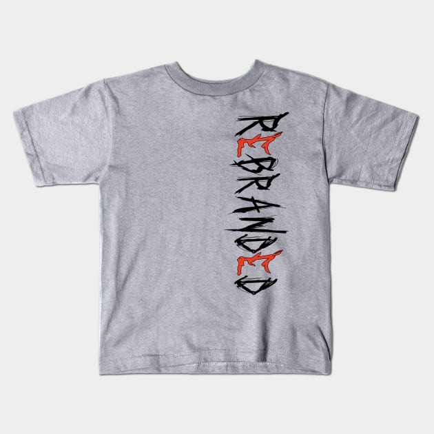 Scratched Up Rebranded Kids T-Shirt by Rebranded_Customs